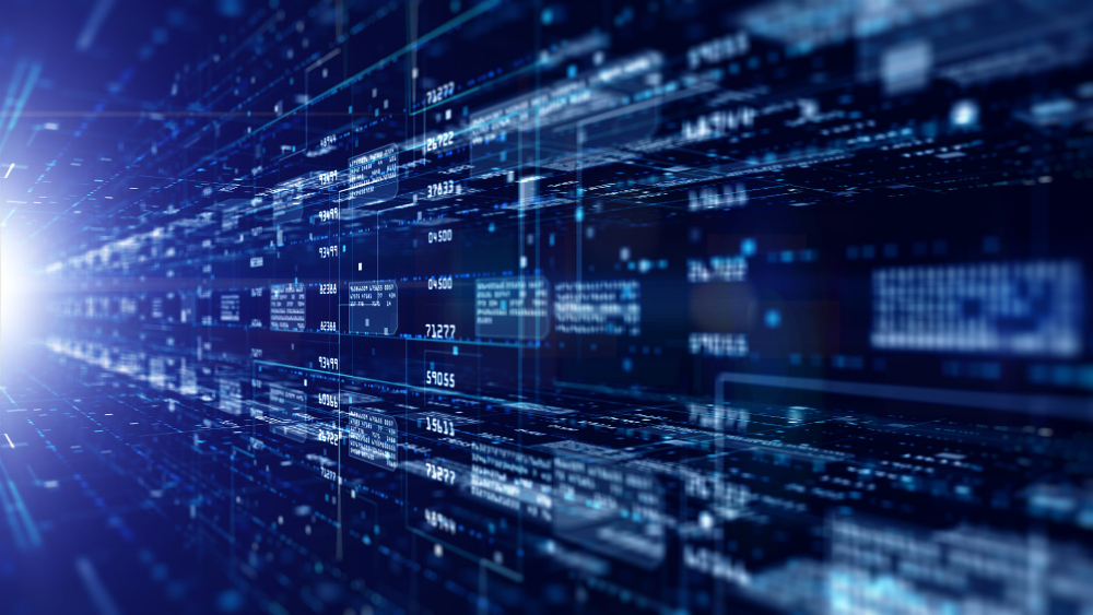 digital-cyberspace-with-particles-digital-data-network-connections-high-speed-connection-data-analysis-future-background-concept