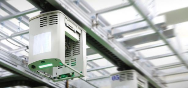 有轨式无人搬运车