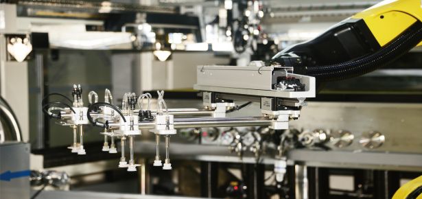 車両用ガラスパネル貼合機