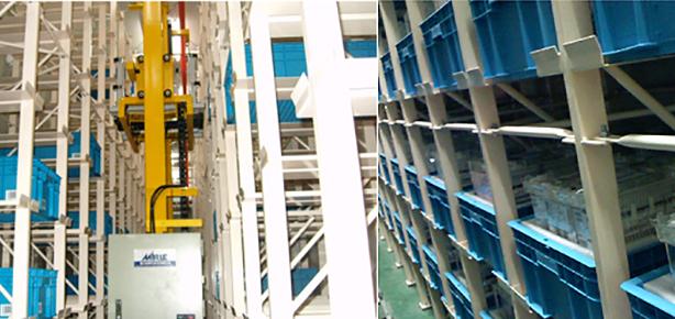 ウエハカセット窒素充填自動倉庫システム